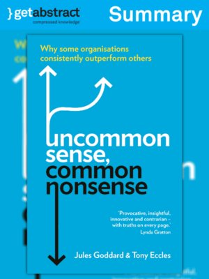 cover image of Uncommon Sense, Common Nonsense (Summary)